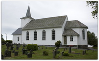 Valestrand kirke. Foto: Erling Jensen.